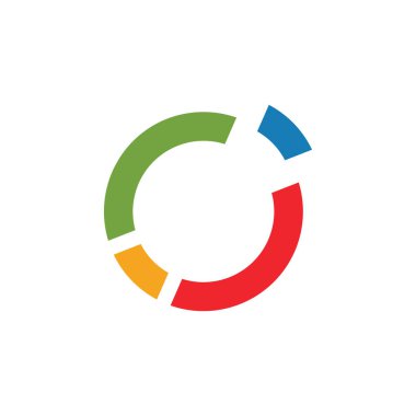 Pasta grafiği grafik simge tasarım şablonu tasarlamak