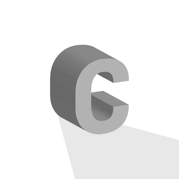 Alfabeto Grafica Icona Modello Illustrazione — Vettoriale Stock