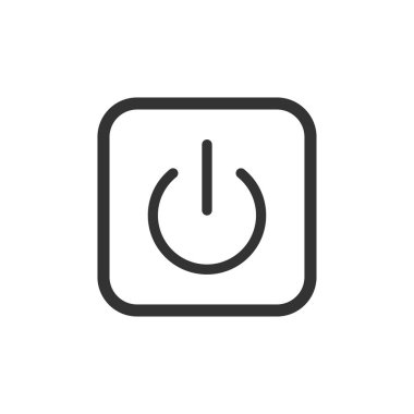 Kapalı grafik simgesi tasarım şablonu yalıtılmış güç