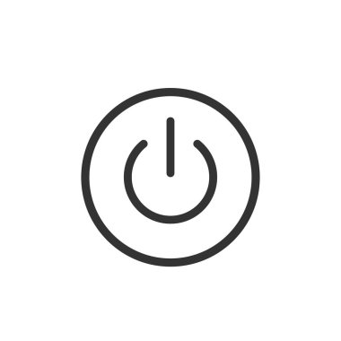 Kapalı grafik simgesi tasarım şablonu yalıtılmış güç