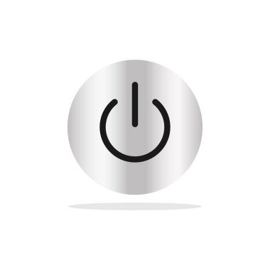 Kapalı grafik simgesi tasarım şablonu yalıtılmış güç