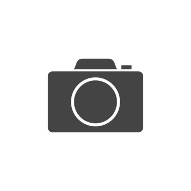 Kamera simgesini grafik tasarım şablonu basit örnek