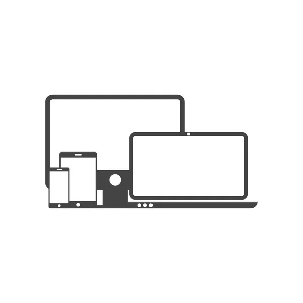 Gadget Symbol Grafik Design Vorlage Einfache Illustration — Stockvektor