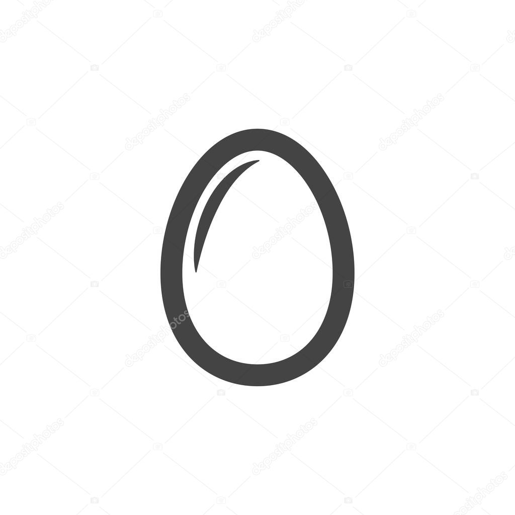 Egg icon graphic design template simple illustration