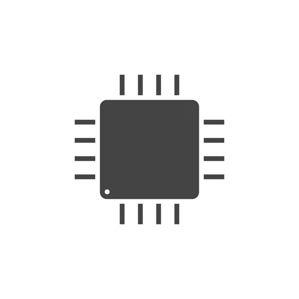 Chip Circuito Integrado Ícone Design Gráfico Modelo Vetor Isolado — Vetor de Stock