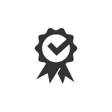 Onaylandı onay simgesini grafik tasarım şablonu vektör izole