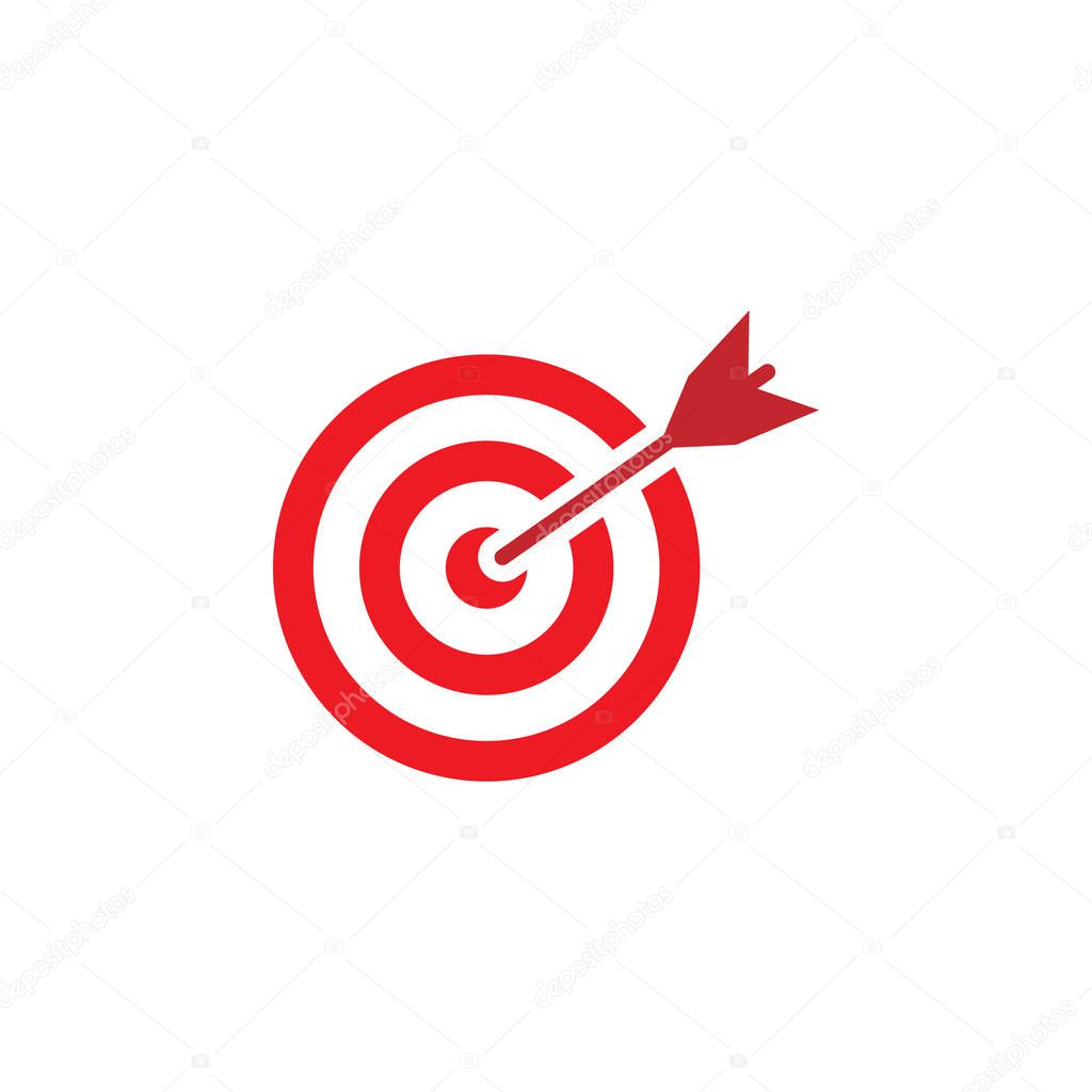 Target icon graphic design template vector isolated