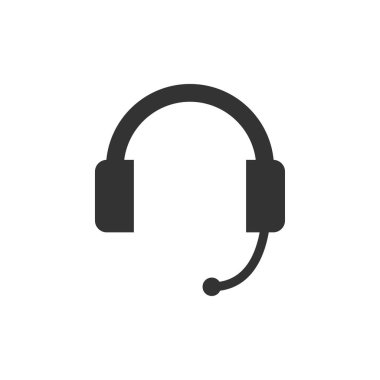 Müşteri destek simgesini grafik tasarım şablonu vektör izole