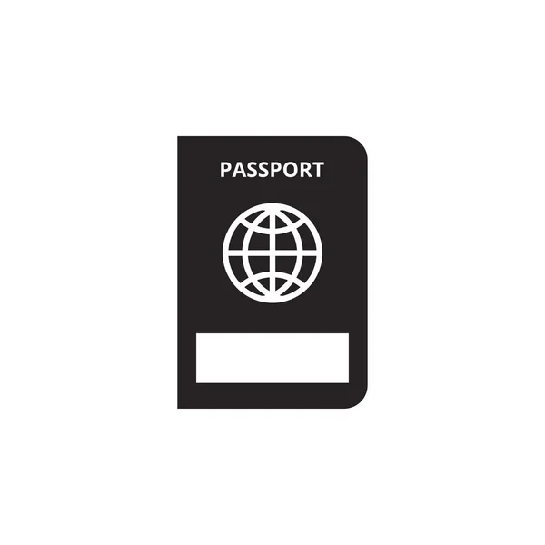 Passport Icon Graphic Design Template Vector Isolated — Stock Vector