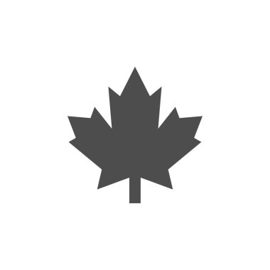 Akçaağaç simgesini grafik tasarım şablonu vektör izole