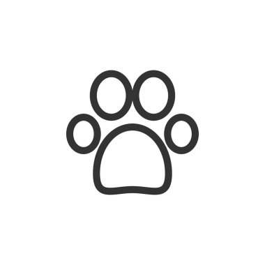 Yazdırma simgesi grafik tasarım şablonu vektör izole pençe