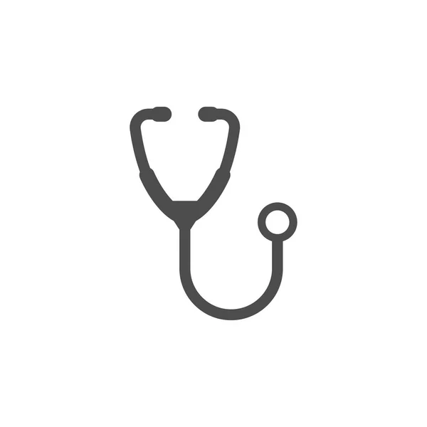 Stethoscope Icon Graphic Design Template Vector Isolated — Stock Vector