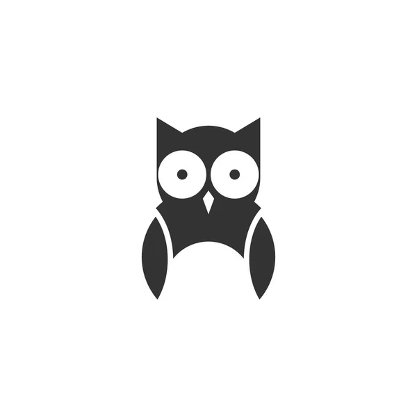 Owl Icon Graphic Design Template Vector Isolated — Διανυσματικό Αρχείο