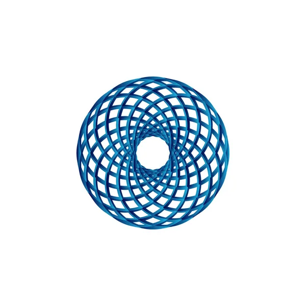 Abstrakte Mandala Symbol Grafik Design Vorlage Vektor Isoliert — Stockvektor