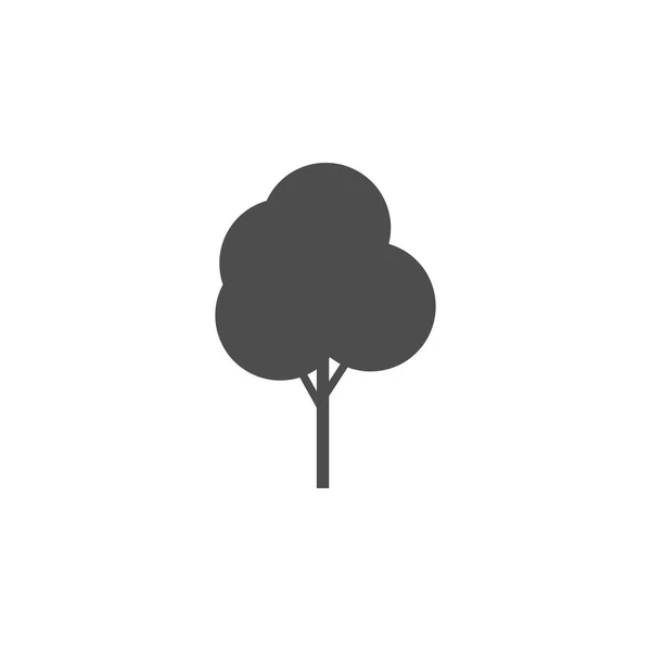 Ağaç Simgesi Grafik Tasarım Şablonu Vektör Izole — Stok Vektör