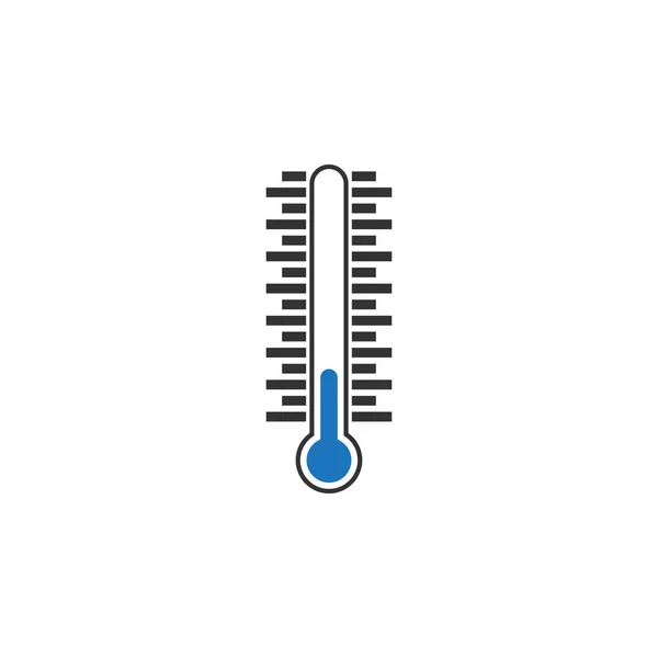 Thermometer Pictogram Grafisch Ontwerp Sjabloon Vector Geïsoleerd — Stockvector