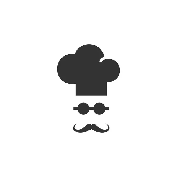 Moustache Icono Diseño Gráfico Plantilla Vector Aislado — Vector de stock