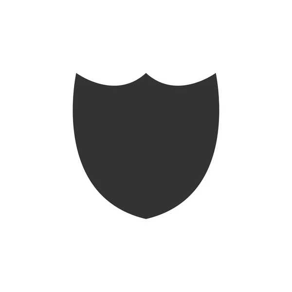 Shield Symbol Grafik Design Template Vektor Isoliert — Stockvektor