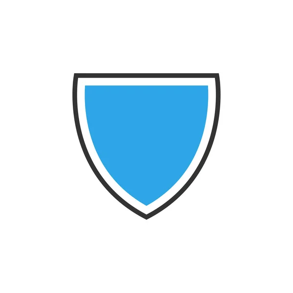 Shield Symbol Grafik Design Template Vektor Isoliert — Stockvektor