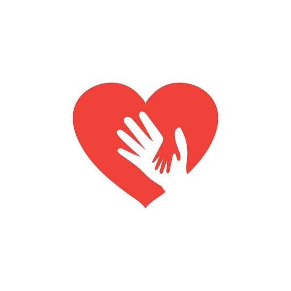 Modèle Conception Logo Amour Passion Vecteur — Image vectorielle