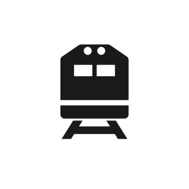 Simge grafik tasarım şablonu vektör izole Tren