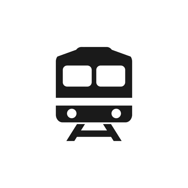 Treno Icona Grafica Modello Vettoriale Isolato — Vettoriale Stock