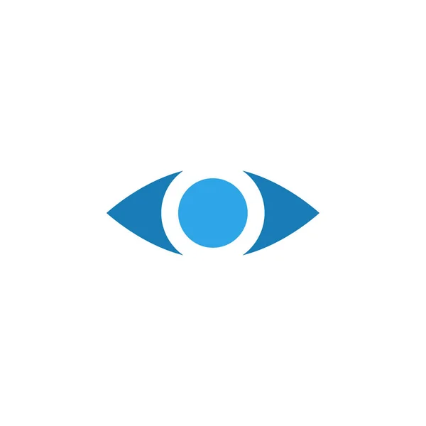 Ícone Olho Design Gráfico Modelo Vetor Isolado — Vetor de Stock