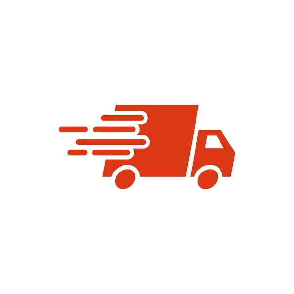 快速交货卡车图标图形设计模板向量隔离 — 图库矢量图片