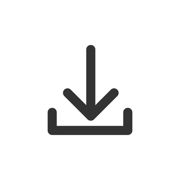 Icon Herunterladen Grafik Design Template Vektor Isoliert — Stockvektor