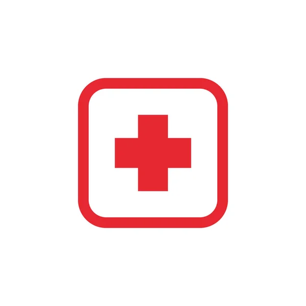 First Aid Icon Design Template Vector Isolated Illustration — Stock Vector