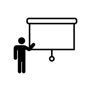 Sunu simge tasarım şablonu izole illüstrasyon vektör