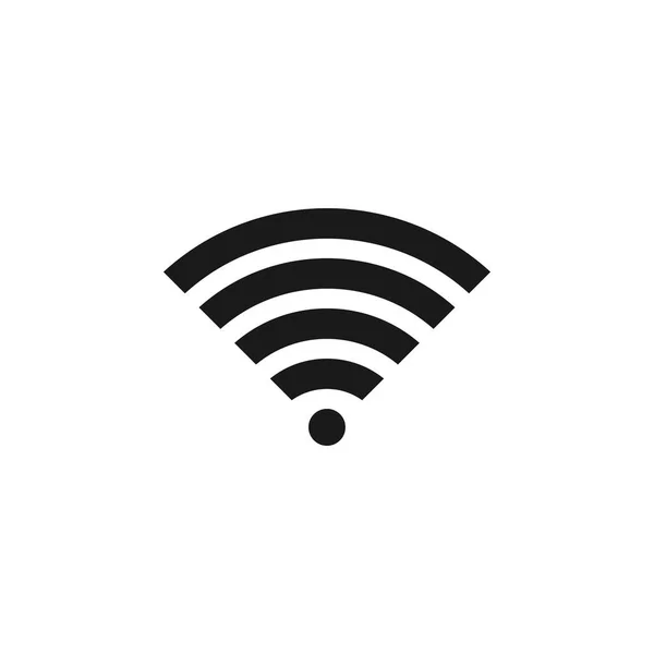 Ilustração Isolada Vetor Modelo Ícone Wifi — Vetor de Stock