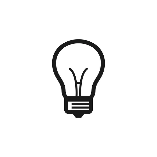 Lampa Ikona Projekt Szablon Wektor Graficzny Ilustracja — Wektor stockowy