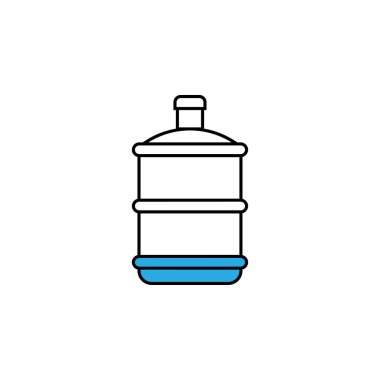 Su galon simgesi tasarım şablonu izole illüstrasyon vektör