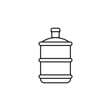 Su galon simgesi tasarım şablonu izole illüstrasyon vektör