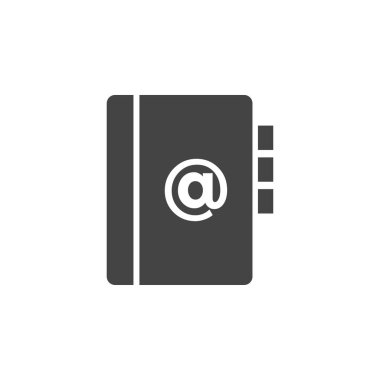 Kitap simgesi tasarım şablonu vektör izole