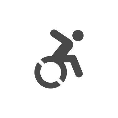 Engelli simgesi tasarım şablonu vektör izole