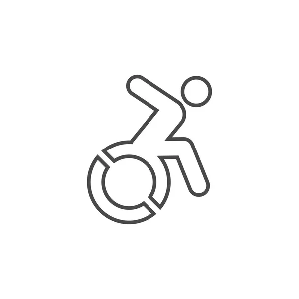 Disabled icon design template vector isolated — Stock Vector