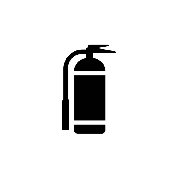 Extintor de incendios icono diseño plantilla vector aislado — Vector de stock