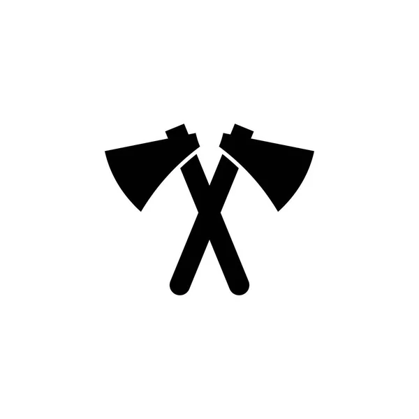 Axe icon design modello vettoriale isolato — Vettoriale Stock