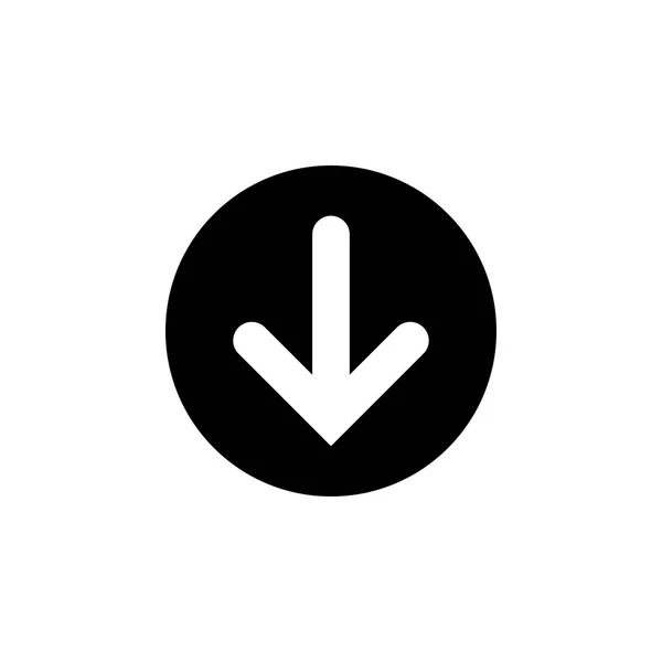Strzałek ikony szablon wektor na białym tle — Wektor stockowy