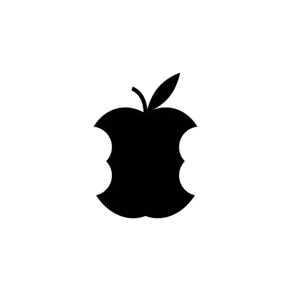 Apple fruit pictogram ontwerp sjabloon vector geïsoleerd — Stockvector