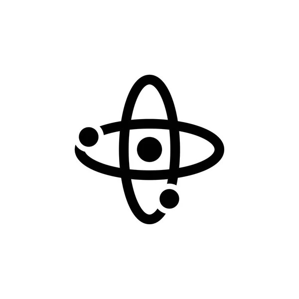 Atom ciencia icono diseño plantilla vector aislado — Archivo Imágenes Vectoriales