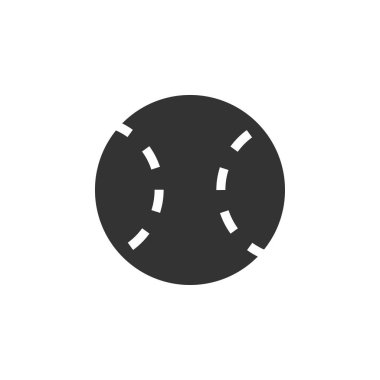 Beyzbol simgesi tasarım şablonu vektör izole