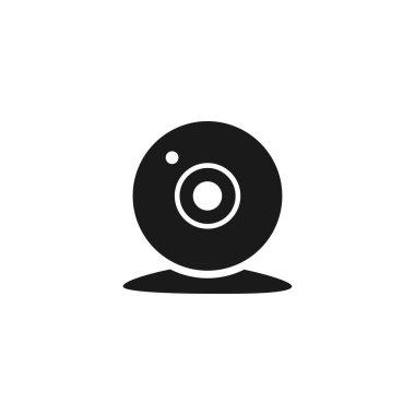 Web kamerası simgesi tasarım şablonu vektör izole