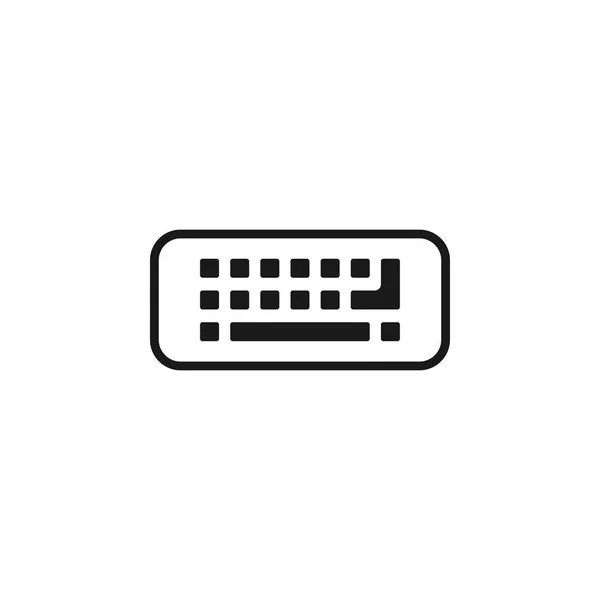 Tastatur Icon Design Template Vektor isoliert — Stockvektor