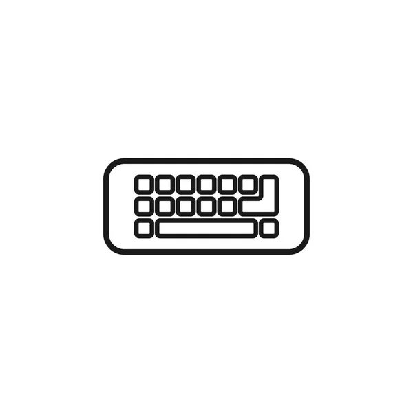 Tastatur Icon Design Template Vektor isoliert — Stockvektor