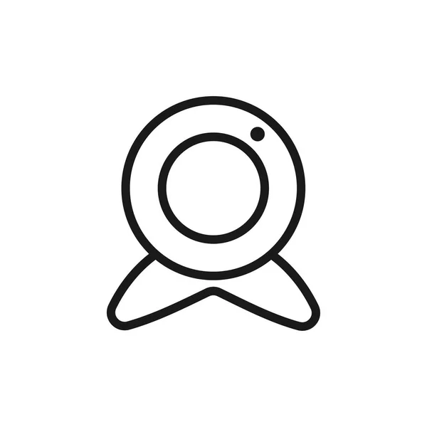 Webcam Icon Design Template Vektor isoliert — Stockvektor