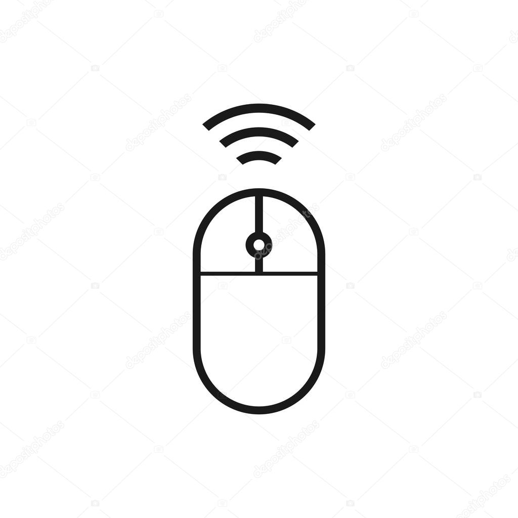 Mouse icon design template vector isolated illustration