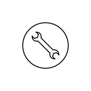 Araçlar simgesi tasarım şablonu vektör izole